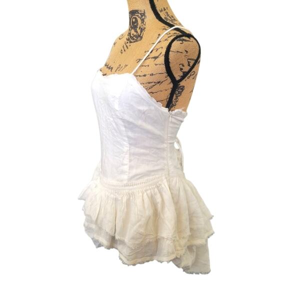 Urban Outfitters Kimchi Blue Medium Desi Strappy Drop Waist Mini Dress - Picture 6 of 10